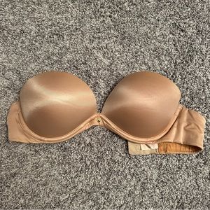 Victorias Secret Very Sexy Strapless Bra Beige Nude Strapless Bra